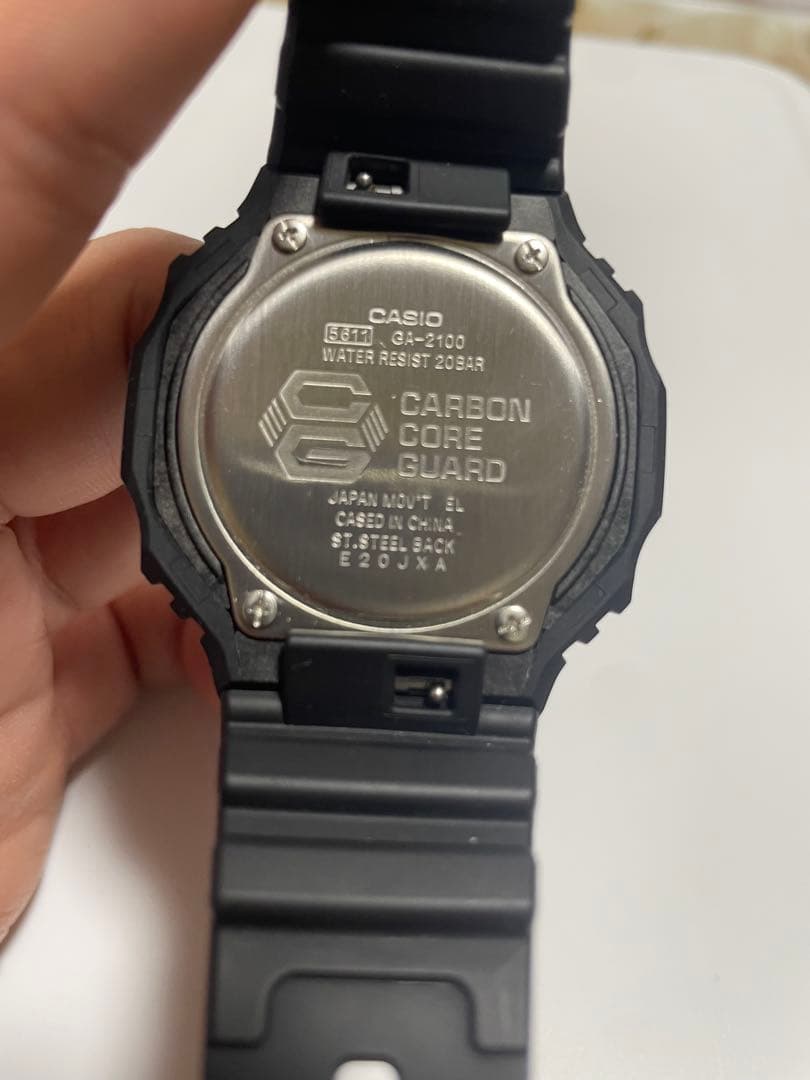 美品　G-SHOCK GA-2100 ブラック