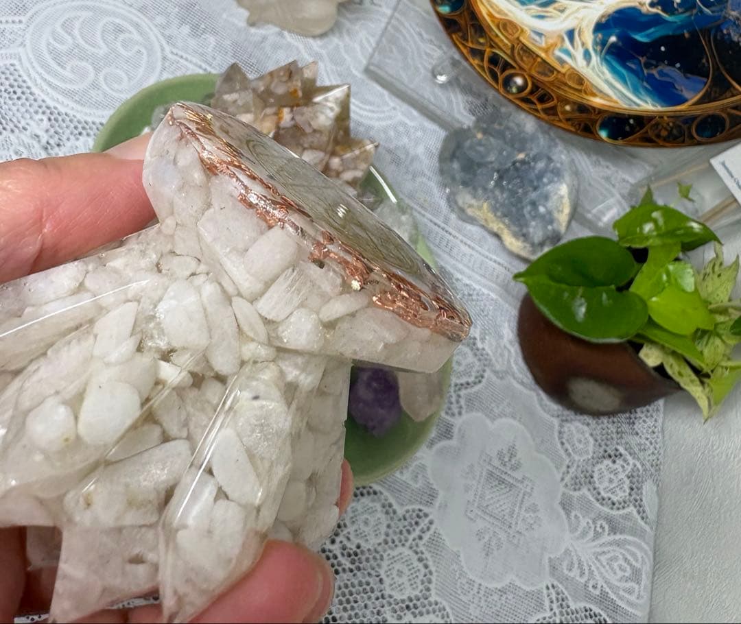 オルゴナイト クラスター 桜瑪瑙