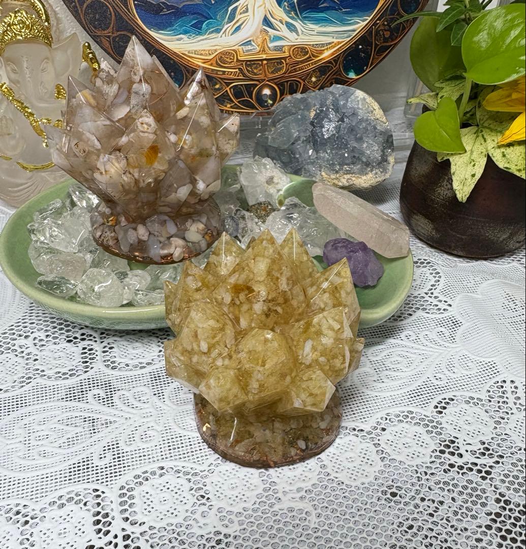 オルゴナイト クラスター 桜瑪瑙