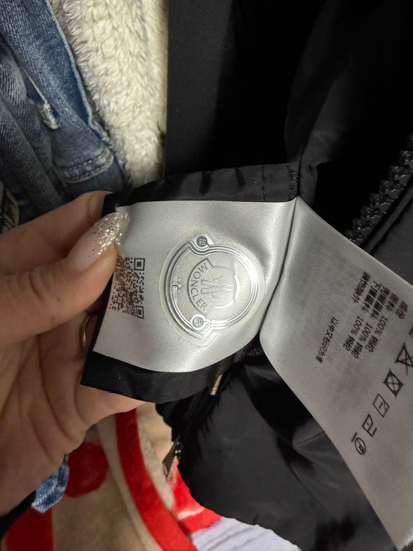 MONCLER ブラック ナイロンジャケット 正規品