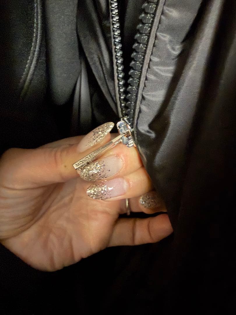 MONCLER ブラック ナイロンジャケット 正規品