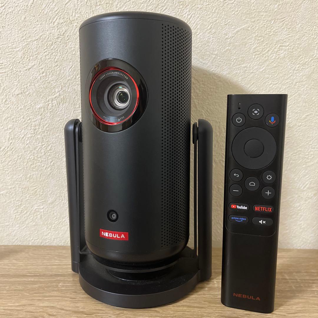 Nebula Capsule 3 Laser プロジェクター　スタンドセットあり