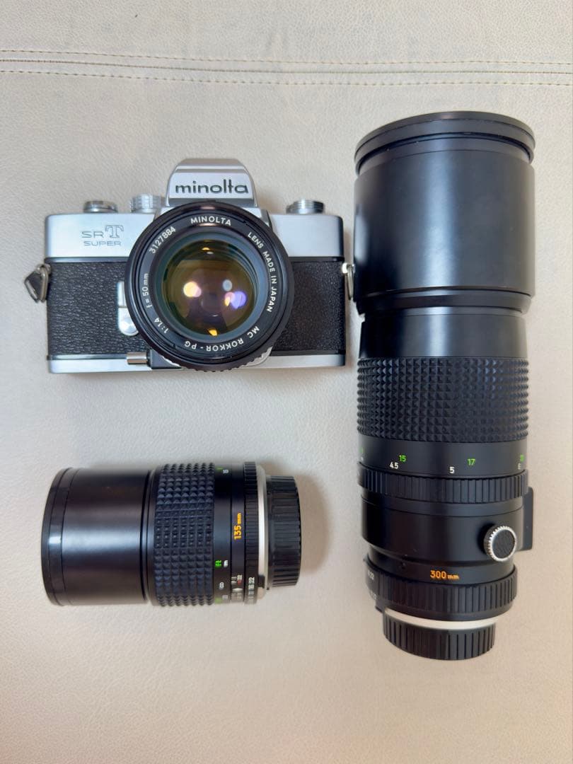 Minolta SRT Super 一眼レフカメラ レンズセット
