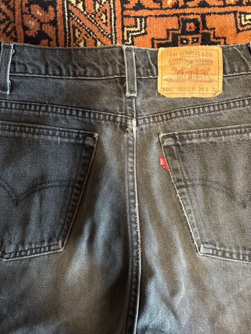 90s Levi’sリーバイス505 ブラック USA製 1996年9月製造