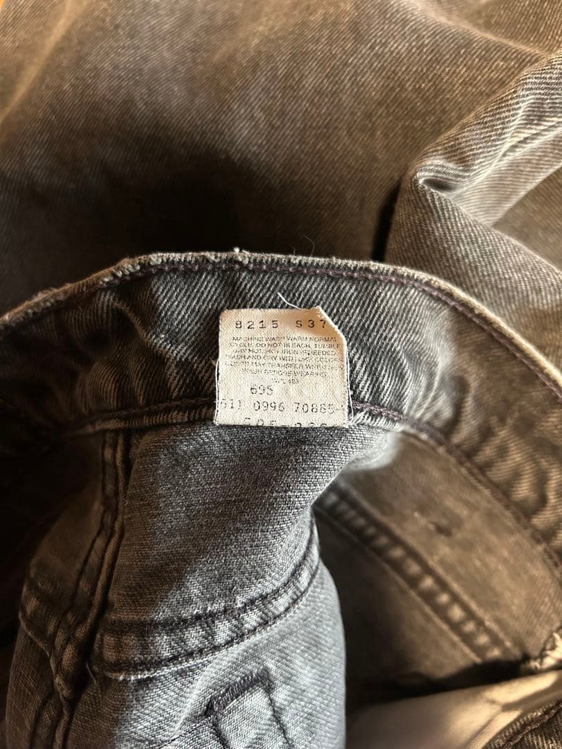 90s Levi’sリーバイス505 ブラック USA製 1996年9月製造