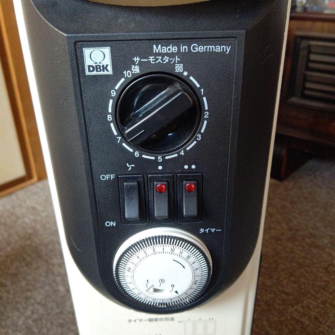 DBK オイルヒーター セラミックファン付 HEZC13/10J ドイツ製