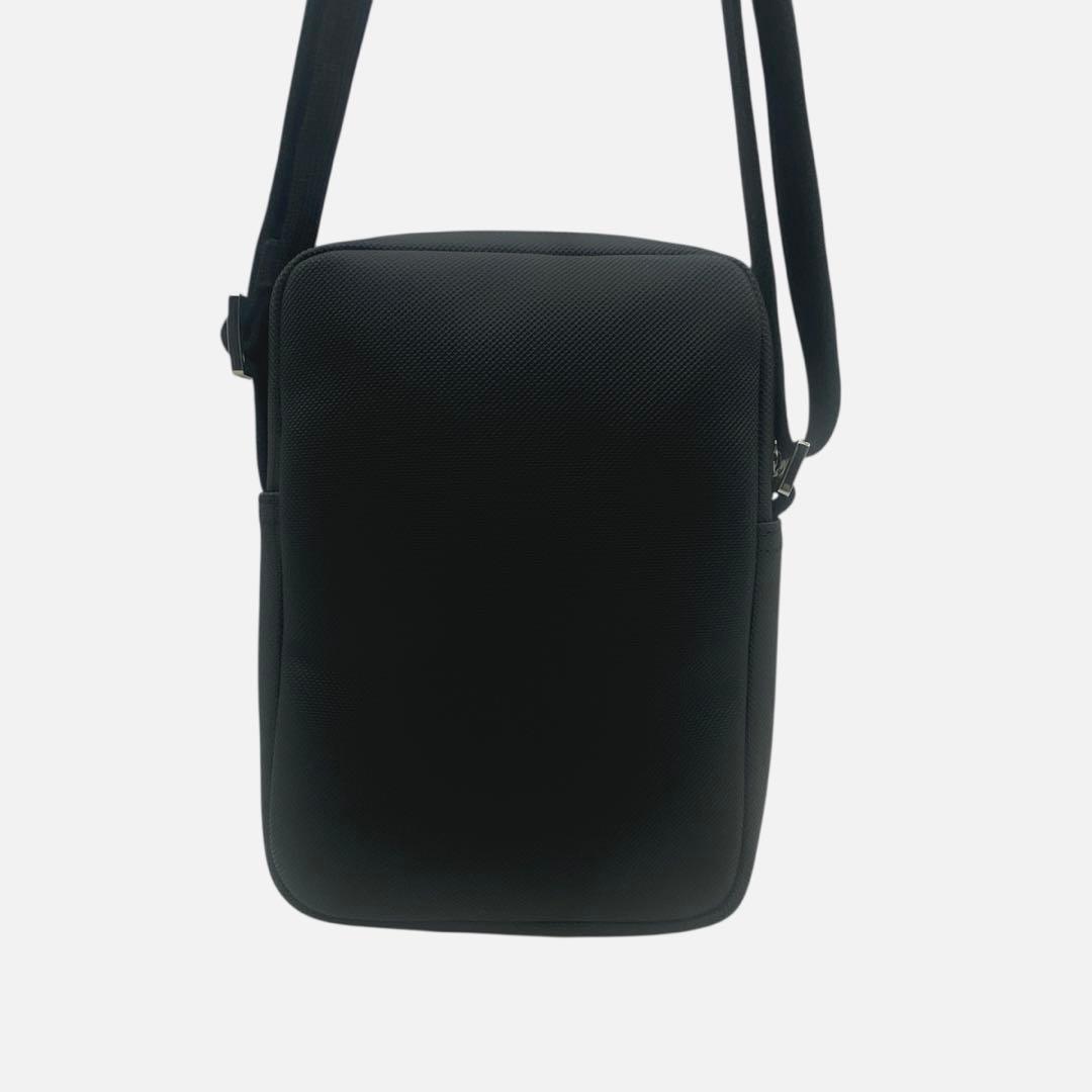 【未使用級】 LACOSTE ラコステ ショルダーバッグ ブラック