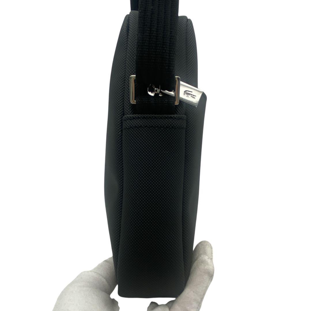 【未使用級】 LACOSTE ラコステ ショルダーバッグ ブラック