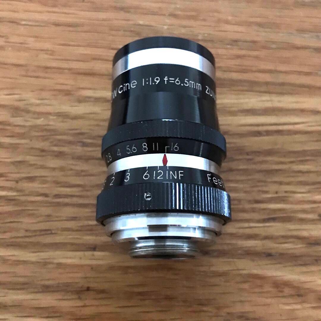 元箱付 Zunow 8mm CINE LENS Wide ZUNOW 6.5㎜