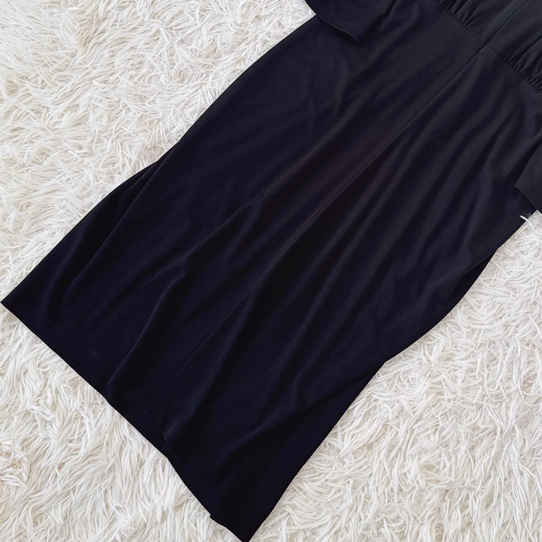 人気 11号✨ケイミー ヴィーナスワンピース ストレッチ ジャージー 洗える 黒