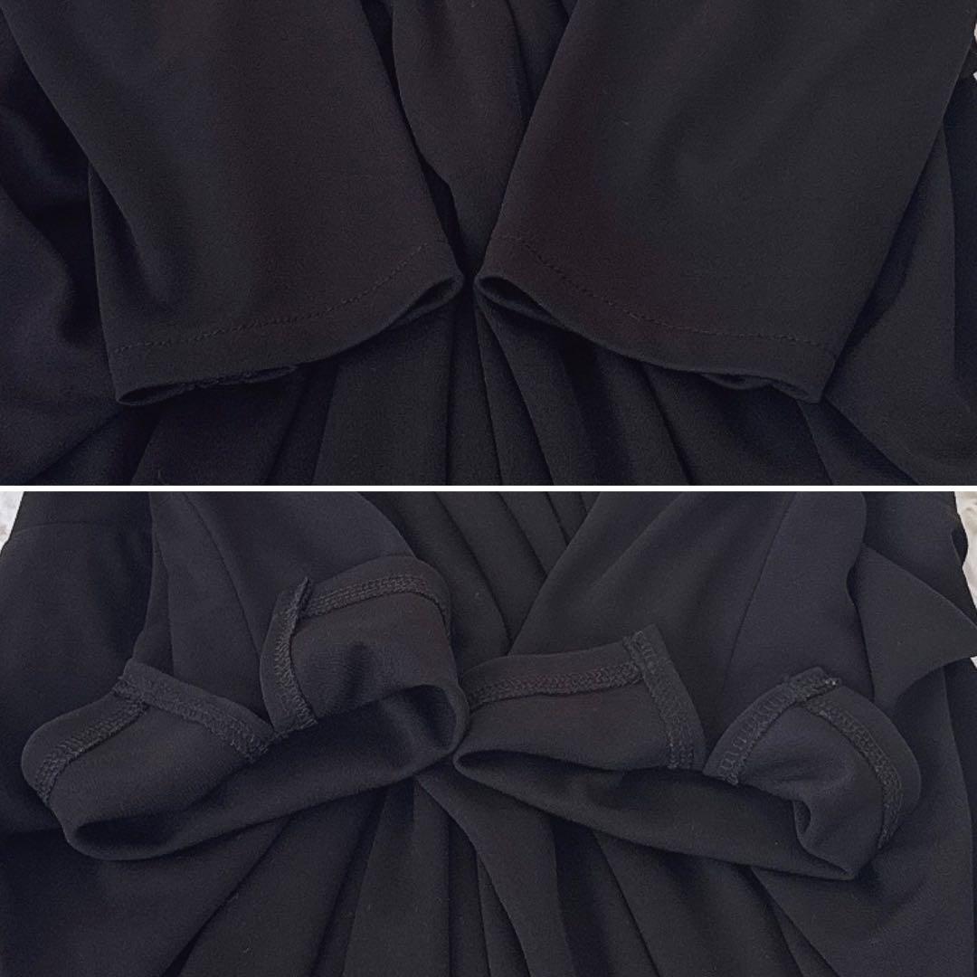 人気 11号✨ケイミー ヴィーナスワンピース ストレッチ ジャージー 洗える 黒