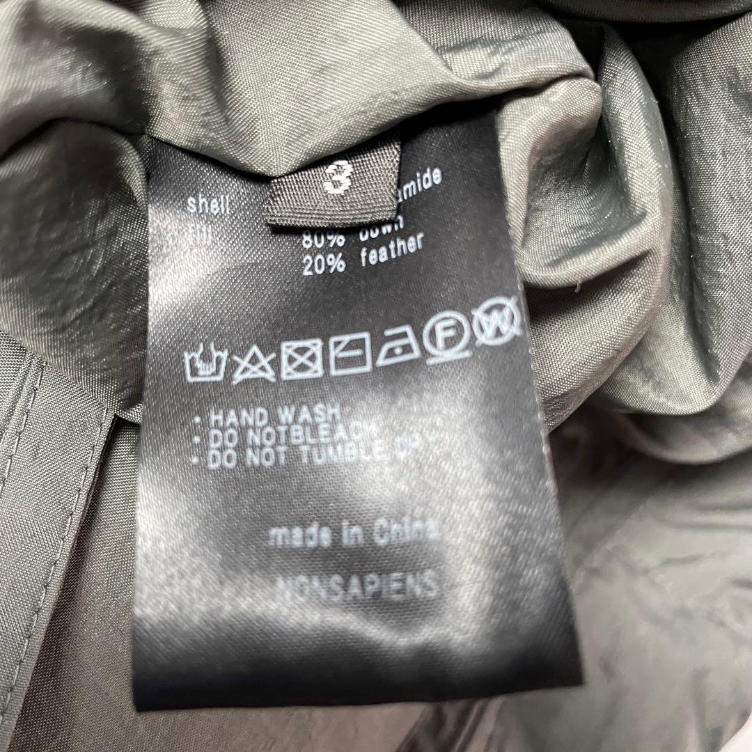 FEAT フィート　ダウンベスト　グレー　サイズ3 14