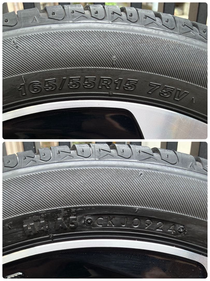 出品②ホンダ S660 αホイールタイヤ165/55R15R165/50R16