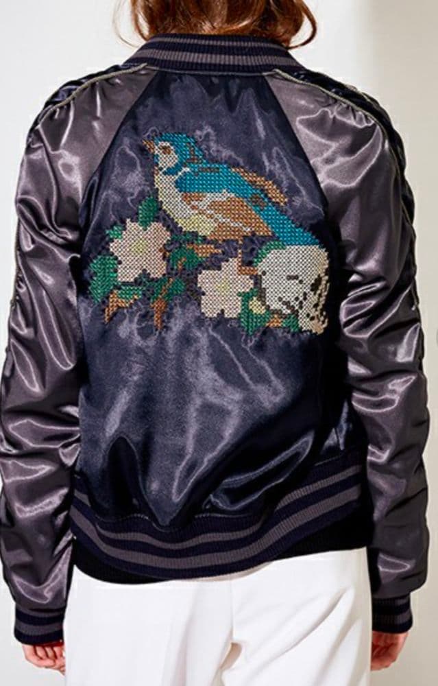 Sue UNDERCOVER アンダーカバー パッカリングスカジャン スカル 黒