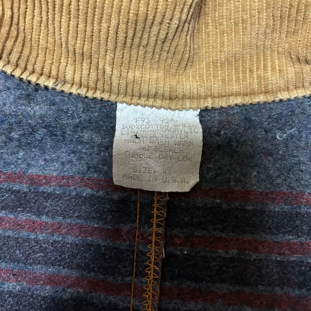 70s〜 USA製 CABOOSE カブース ダック地 ワークジャケット 44