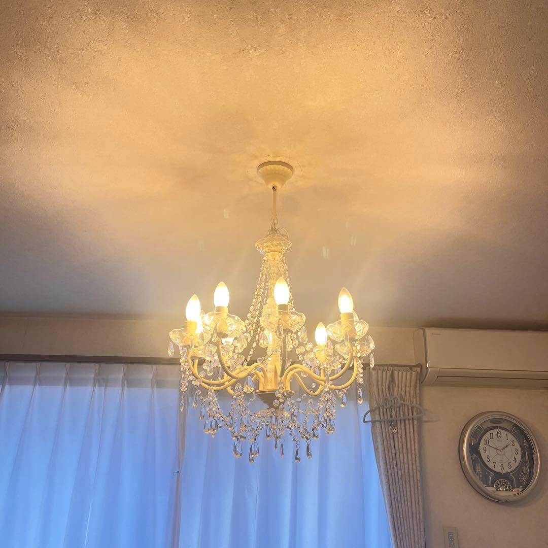 【美品】9灯 シャンデリア秋月貿易 Juliette ジュリエットアンティーク調