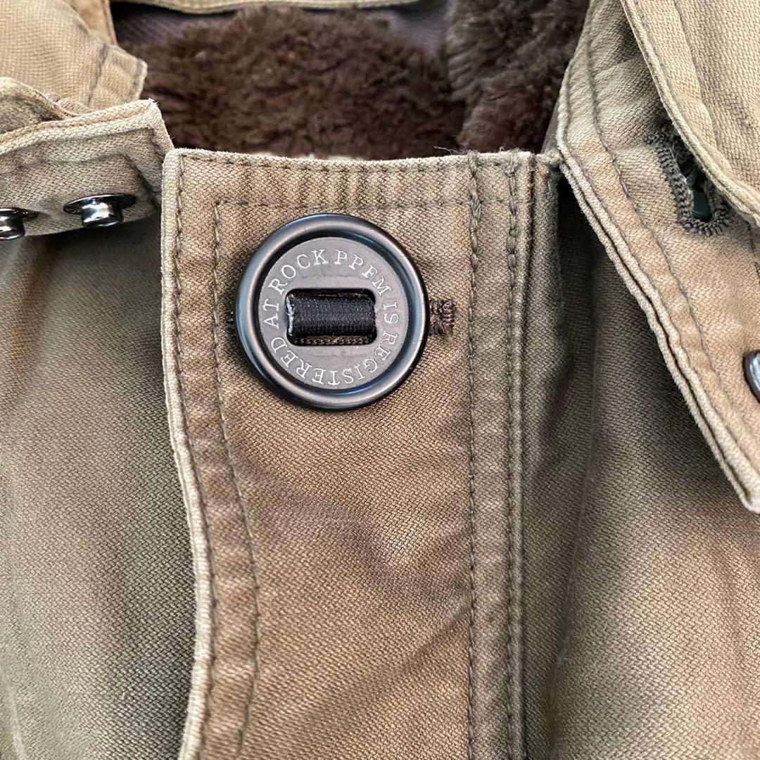 y2k 平成 00s モッズコート ファーフード　PPFM