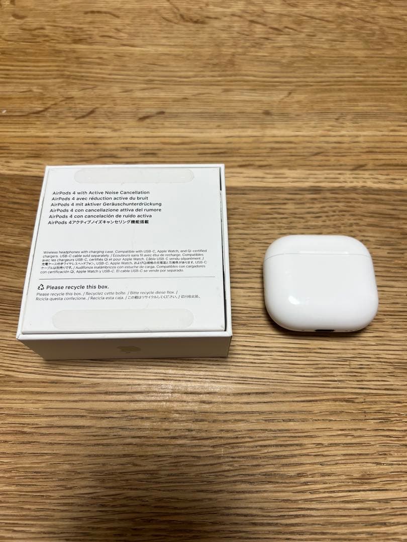 アップル Apple AirPods 4 アクティブノイズキャンセリング