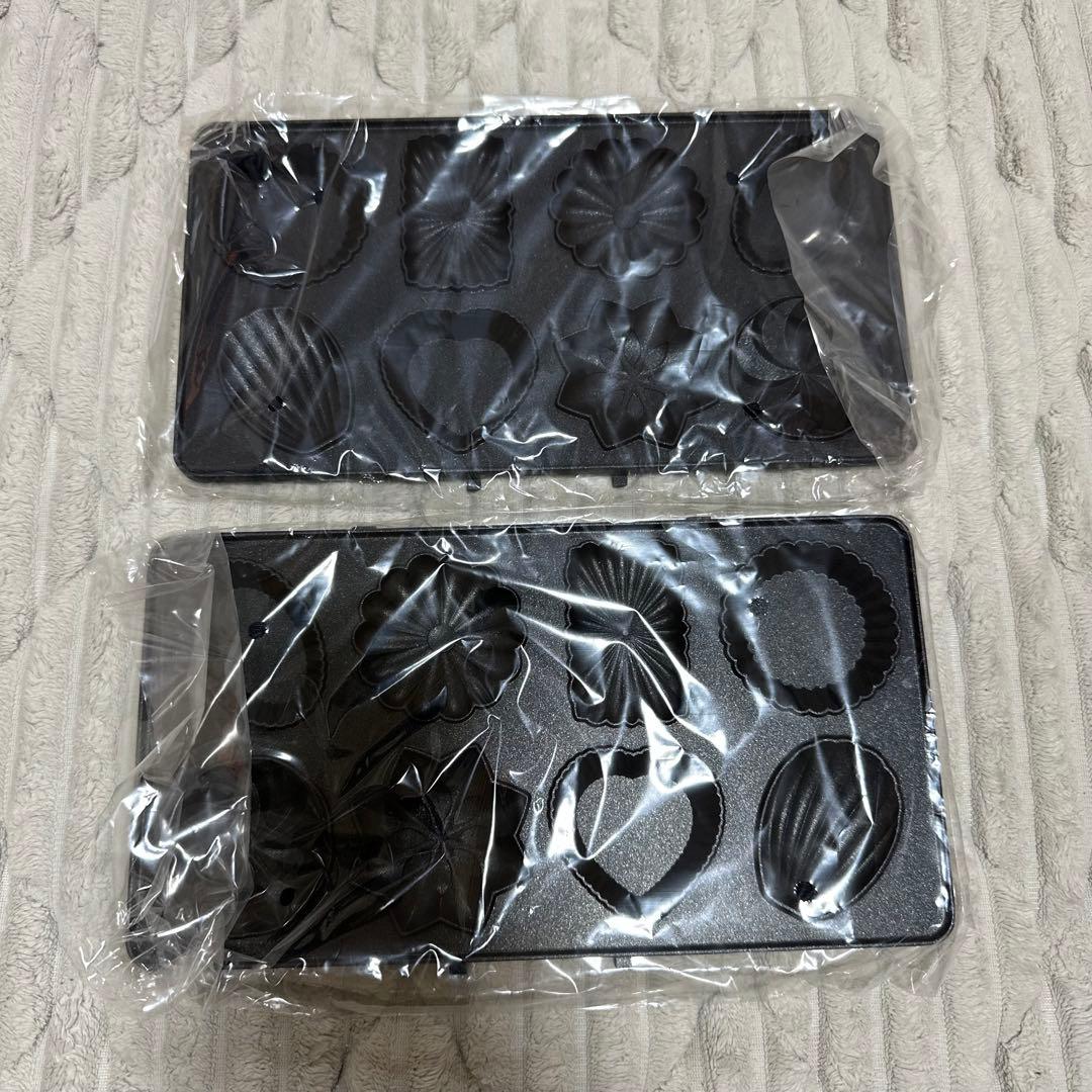 【新品・未使用】BRUNO ダブル ホットサンドメーカー 、プチガトープレート