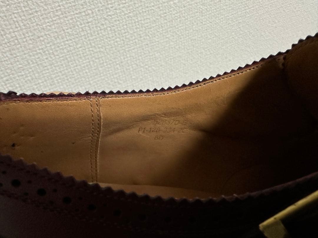 水*船様 JM WESTON 8D 334 バーガンディ　ダブルモンクストラップ