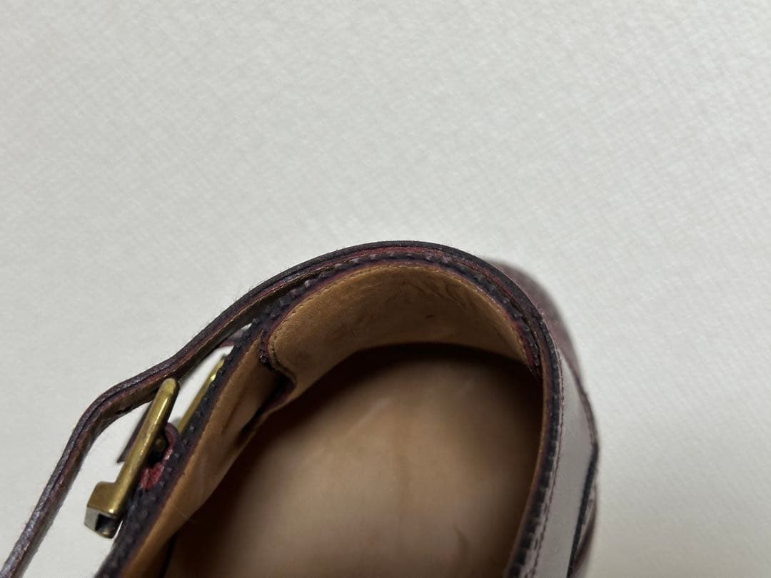 水*船様 JM WESTON 8D 334 バーガンディ　ダブルモンクストラップ