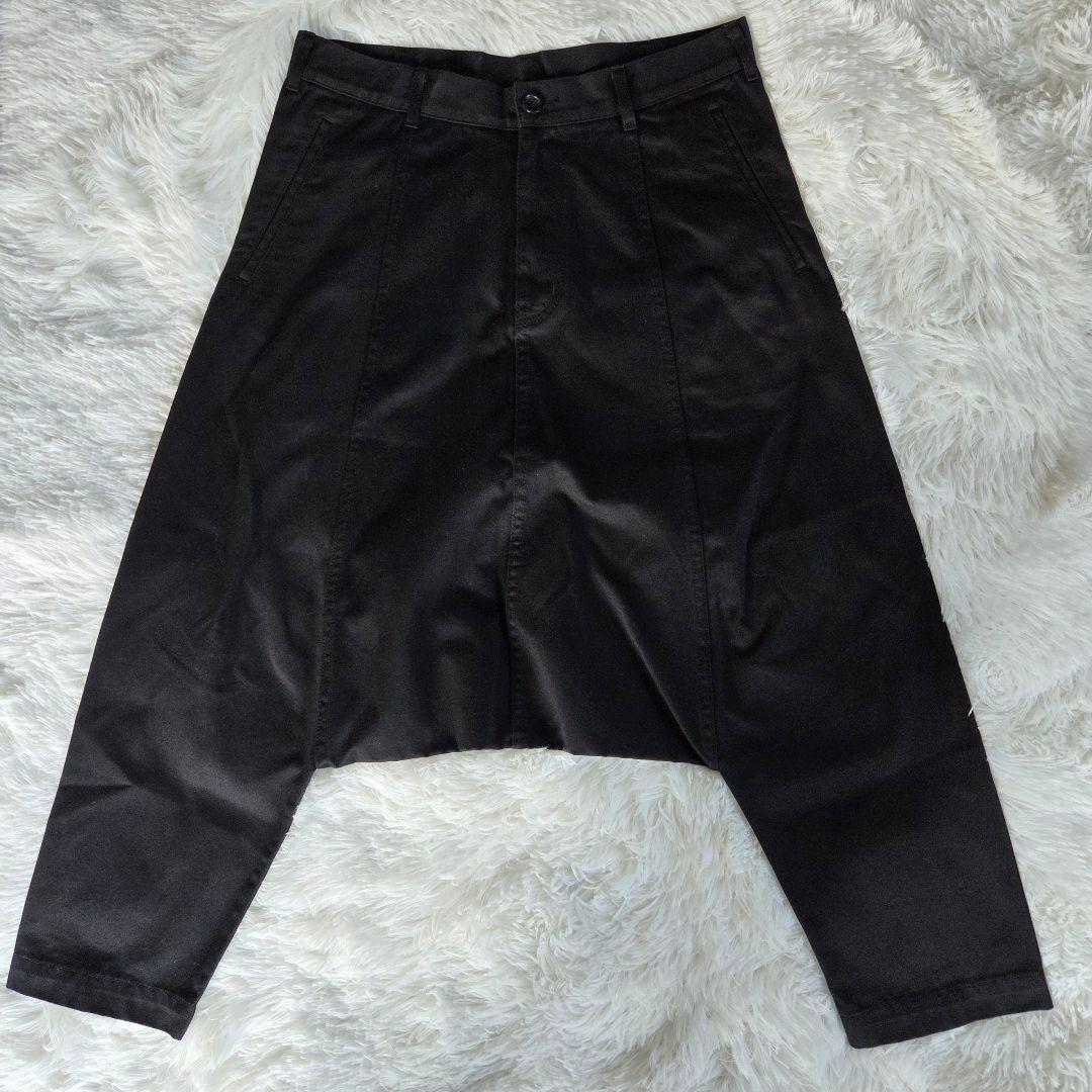 COMME des GARCONS　サルエルパンツ　ブラック　未使用級