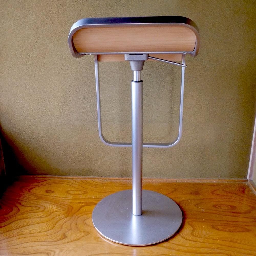 カウンターチェア Lapalma ADAL LEM オーク メタル 回転椅子