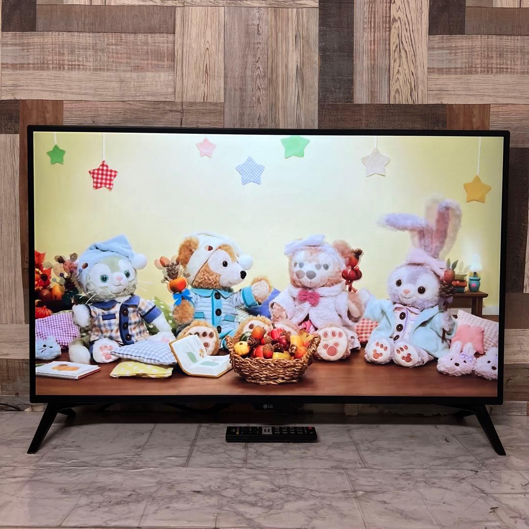 即日受渡❣️全国送料込3年前購入LG 43型4画面表示4K液晶モニターゲームモード