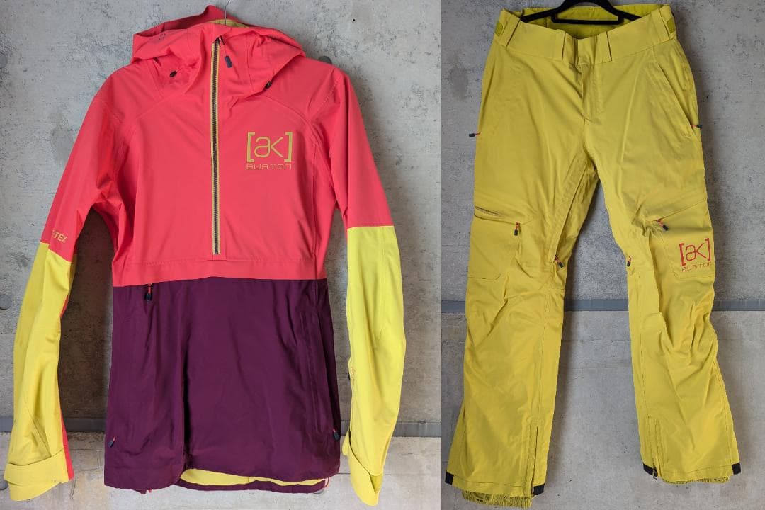 ウニコ様　美品　Ｍ　バートン　ＡＫ　ゴアテックス　ウェア　セット