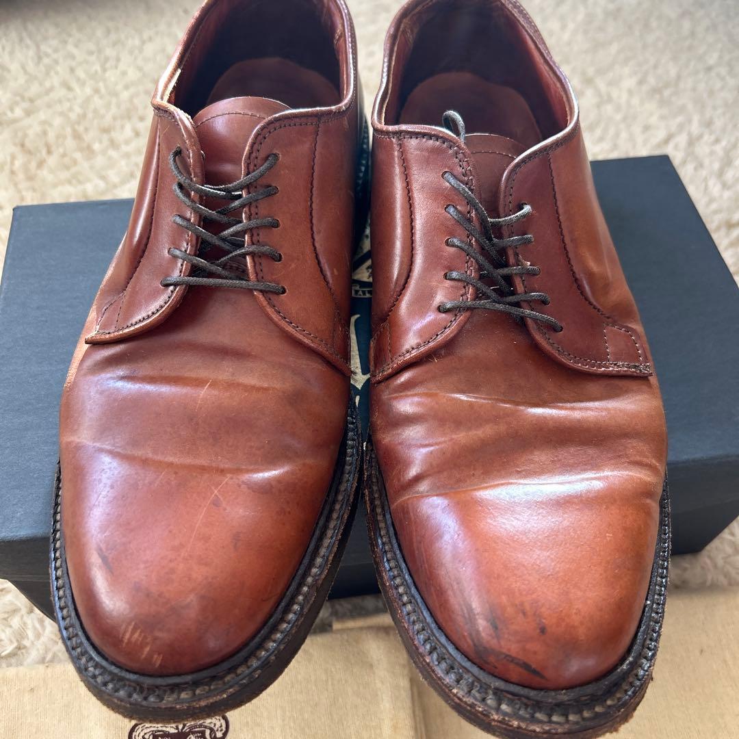 Alden 9900 プレーントゥ 8D コードバン