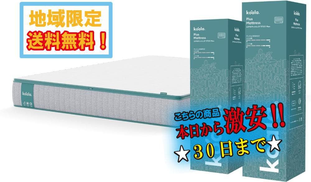 ★新品未開封★コアラマットレスPLUS キング【コアラマットレスプラス】FZET