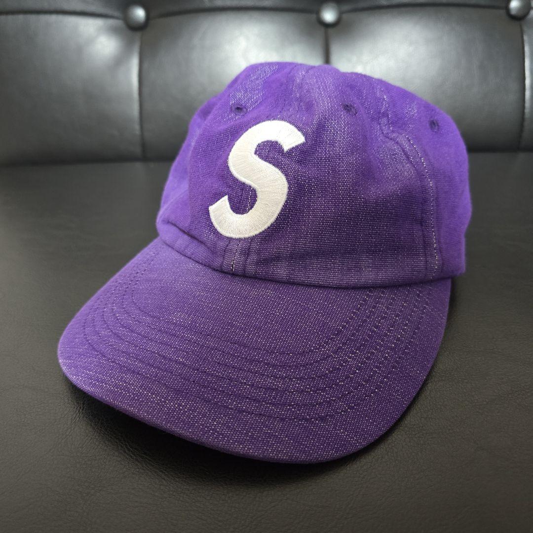 supreme Cordura Denim S Logo 6-Panel 紫