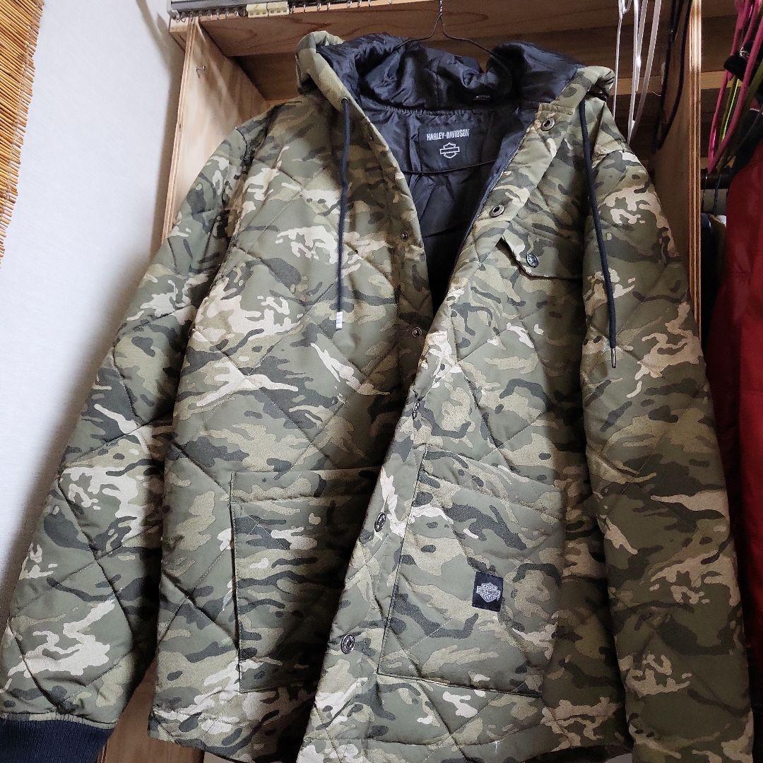 HARLEY-DAVIDSON 迷彩ジャケット フード付きとくべいさん専用