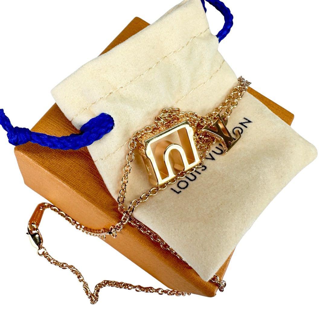 ☘️ 美品 希少 ルイヴィトン ネックレス パリ ローズゴールド 凱旋門 ☘️