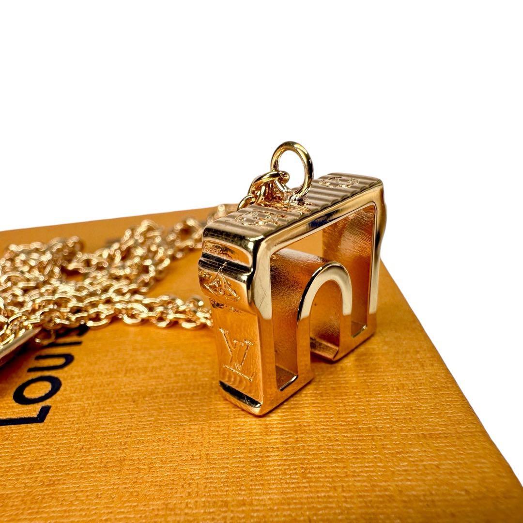 ☘️ 美品 希少 ルイヴィトン ネックレス パリ ローズゴールド 凱旋門 ☘️