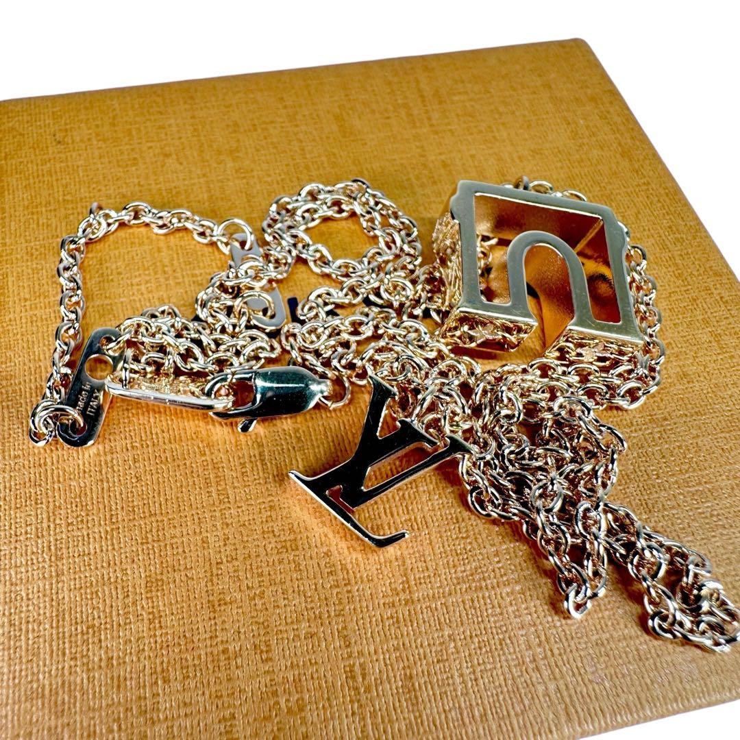 ☘️ 美品 希少 ルイヴィトン ネックレス パリ ローズゴールド 凱旋門 ☘️