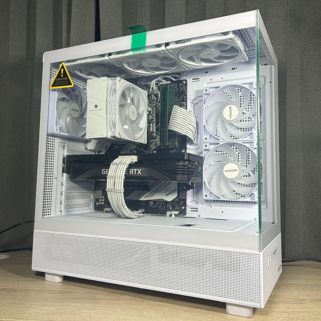 超高性能 白 ゲーミングPC RTX3070 Windows11 ワイルズ快適