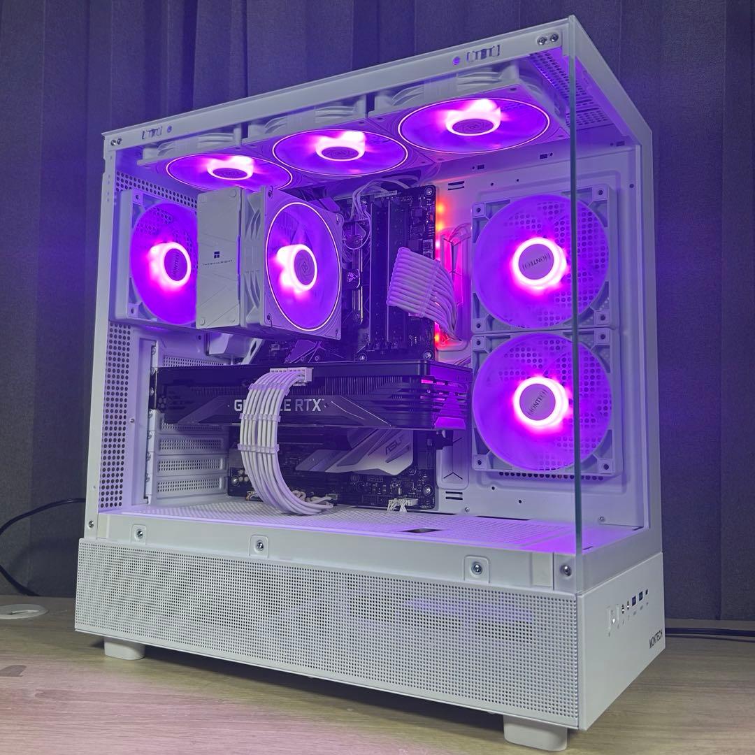 超高性能 白 ゲーミングPC RTX3070 Windows11 ワイルズ快適