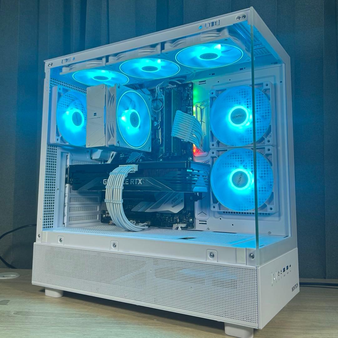 超高性能 白 ゲーミングPC RTX3070 Windows11 ワイルズ快適