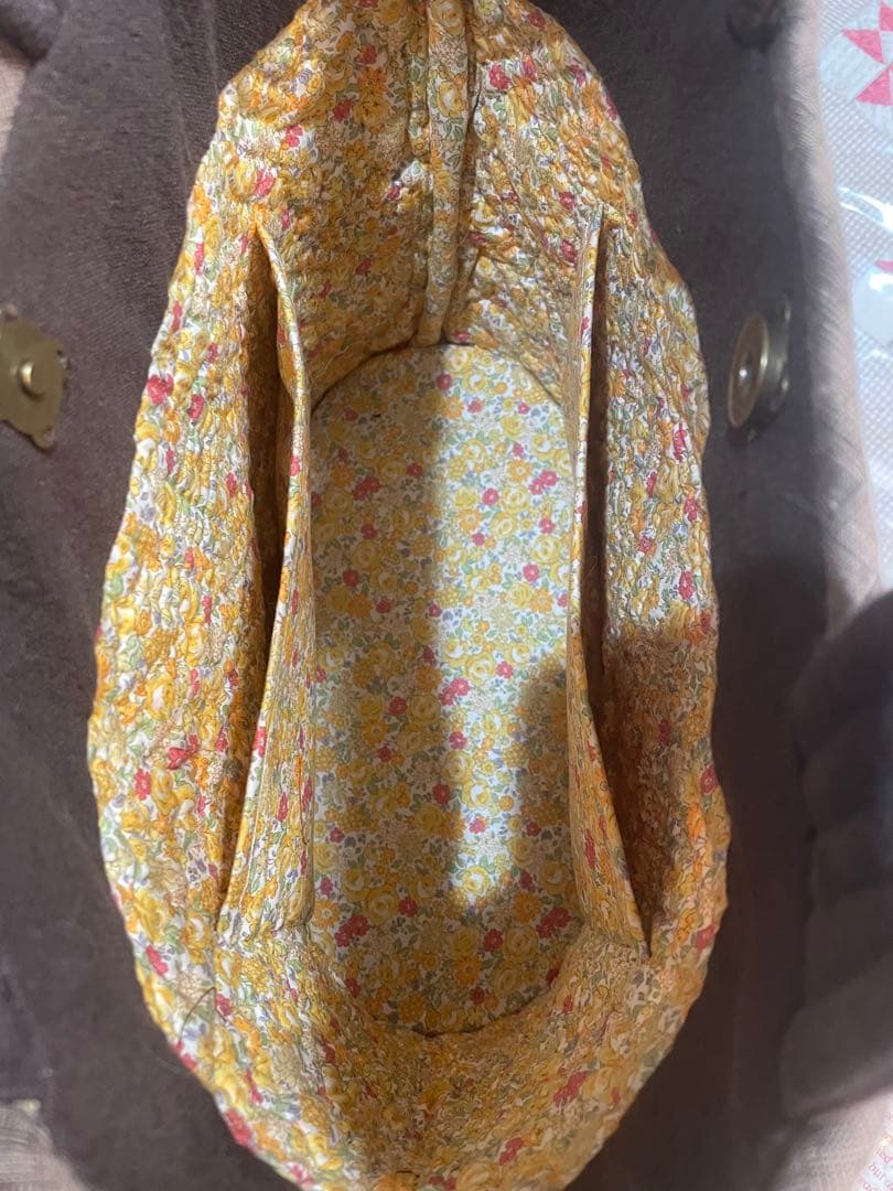 ハンドメイドパッチワークバッグ