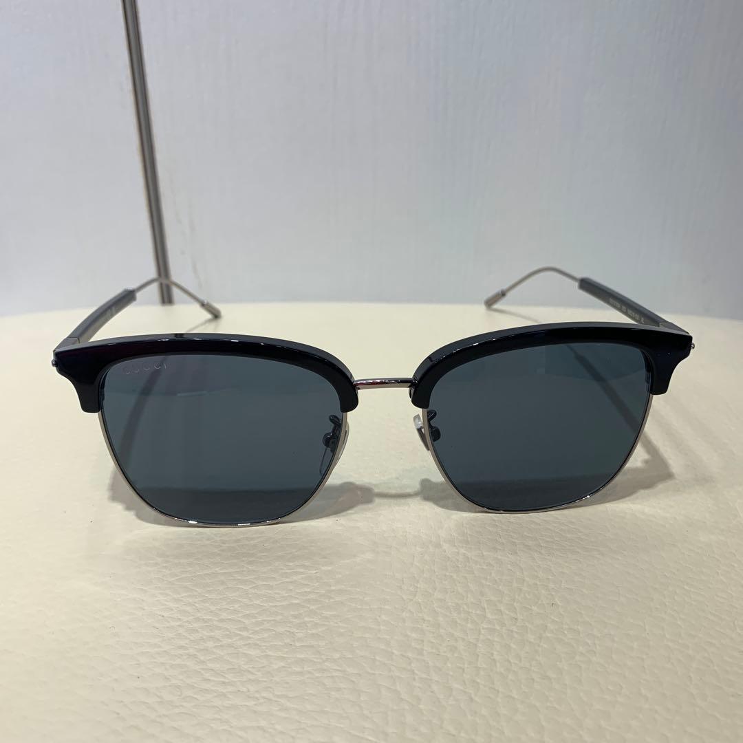 ☆ほぼ未使用☆GUCCI　サングラス　スクエア　アジアンフィット　軽量　黒