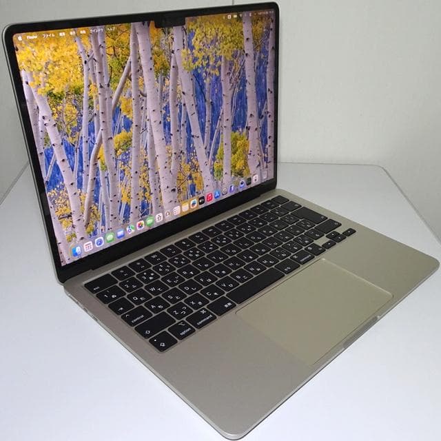 【美品】MacBook Air 13 2022_M2/8GB/256GB_STL