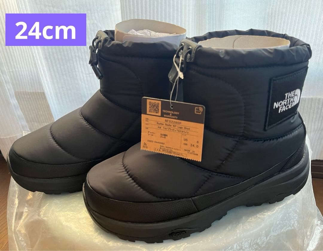ヌプシ 24cm ロゴ ショート ノースフェイス ブーツ