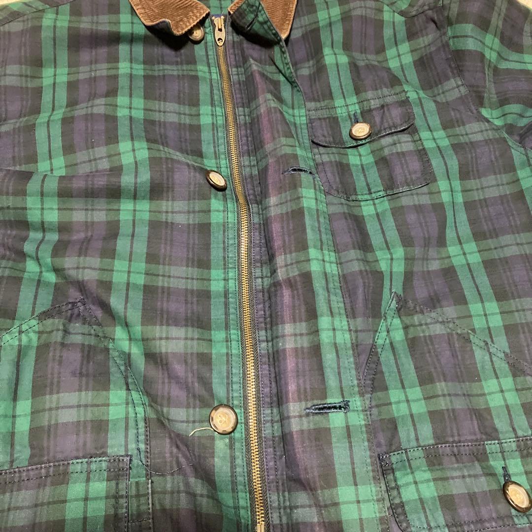 Old Gap ブラックウォッチカバーオール M