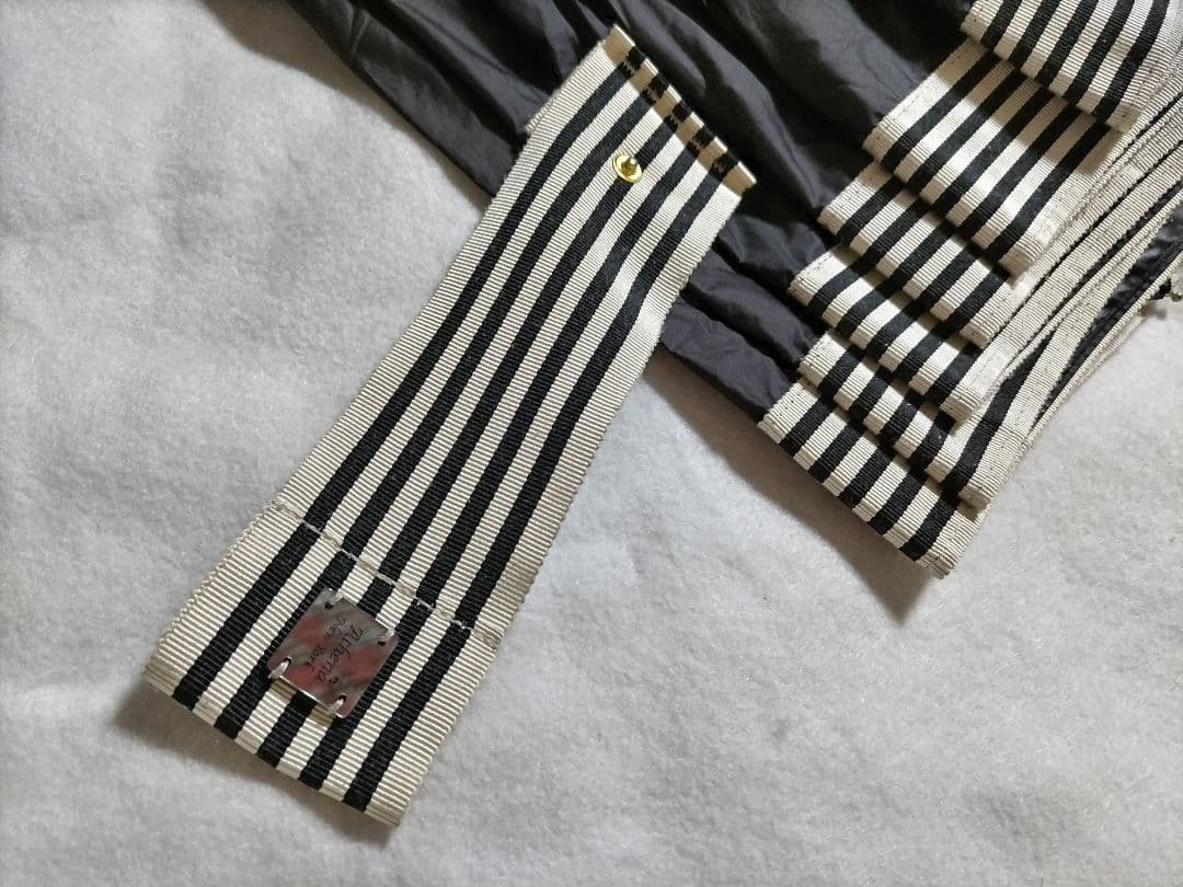 アシーナニューヨーク　日傘　　晴雨兼用　ボーダー　黒　傘