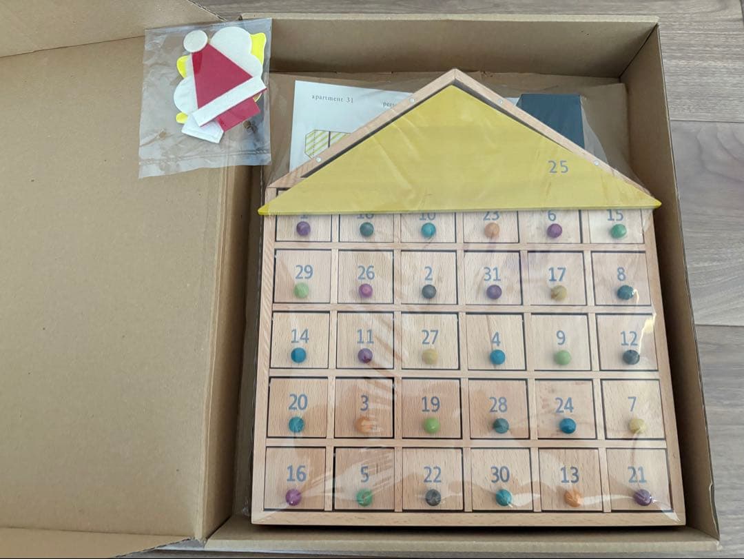 新品　kiko+ & gg* 木製　アドベントカレンダー　北欧