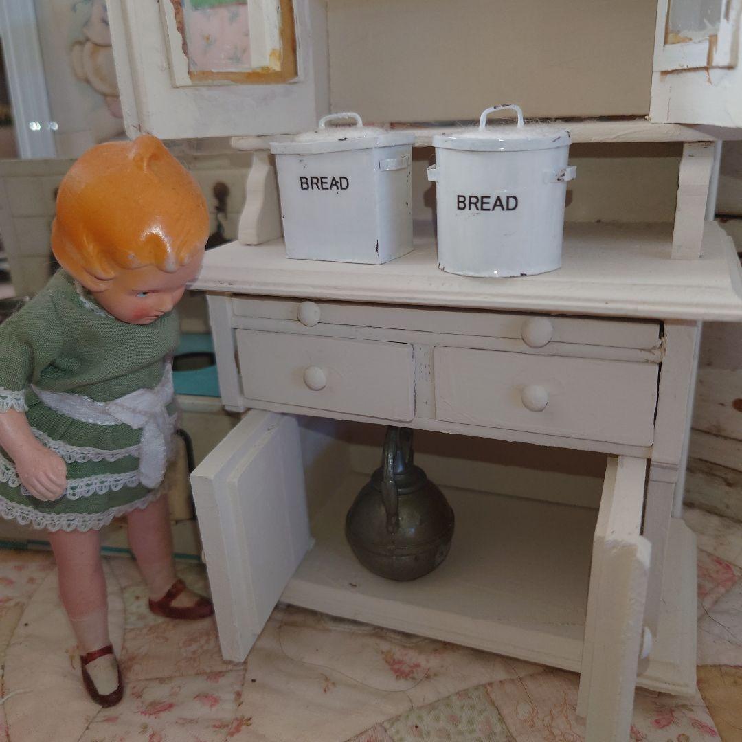 ヴィンテージ、ドールハウスキャビネット