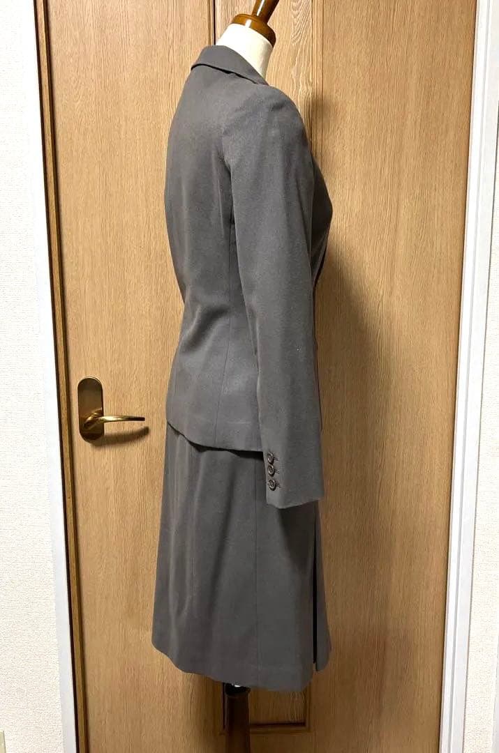 ■INED イネド■美品 ウール100% 上品スーツセットアップ 9号