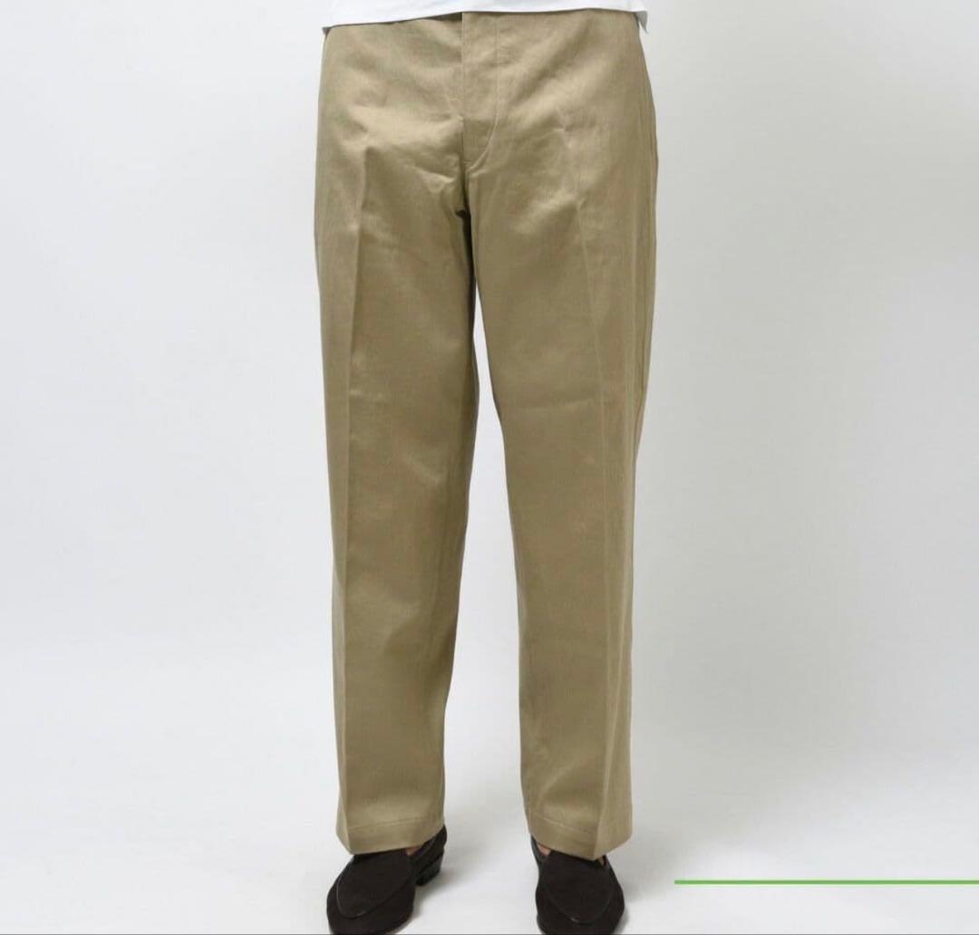 COMOLI コットンチノオーバーパンツ 2