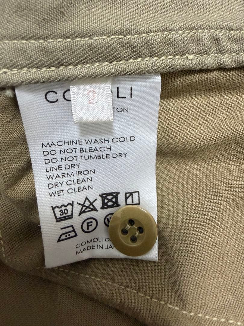 COMOLI コットンチノオーバーパンツ 2